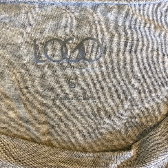 Logo Tunic Top - Gray - Long Sleeve - S - Picture 4 of 6